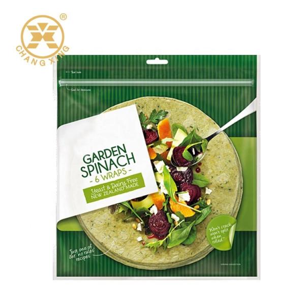 O empacotamento plástico do logotipo 0.5kg 250g do OEM para a tortilha dos pães envolve o empacotamento feito sob encomenda da soldadura térmica