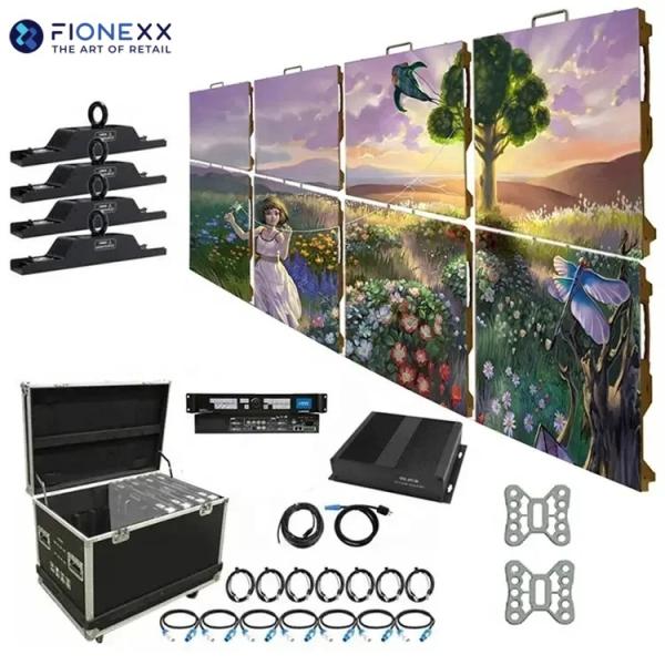 Professional P4 Smd Full Color Led Display Screen Led Video Wall Panel With Aluminum Mounting Type Hang On The Wall