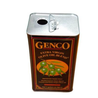 PMS Cooking Oil Tin Can Offset Printing 5L Olive Oil Tin