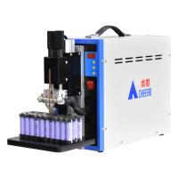 Equipamento de montagem de baterias Máquina de soldagem de ponto de bateria de lítio rotativa unilateral de duas estações