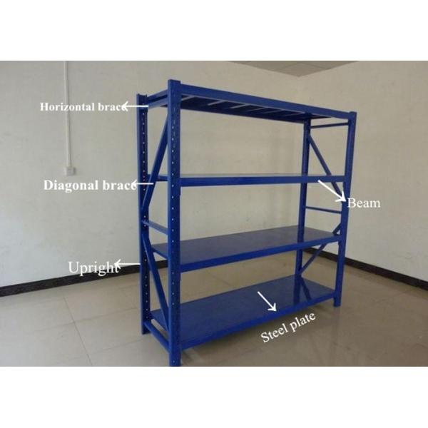 Powder Coated Work Choice 4 Shelf Metal Storage Racks Heavy Duty