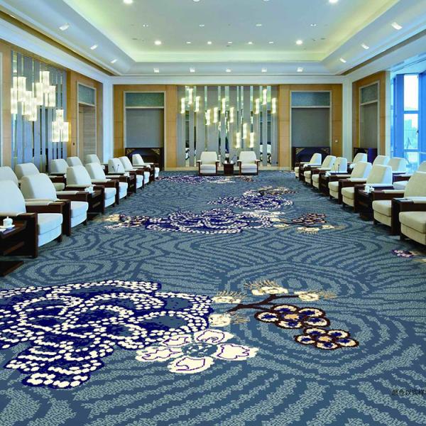 7*12 Density Custom Axminster Carpet Hotel Luxury for Commercial Applications