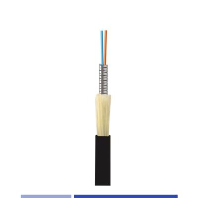 6 Strand Armoured Fibre Optic Cable Singlemode G652D Riser Jacket For Indoor Outdoor Application