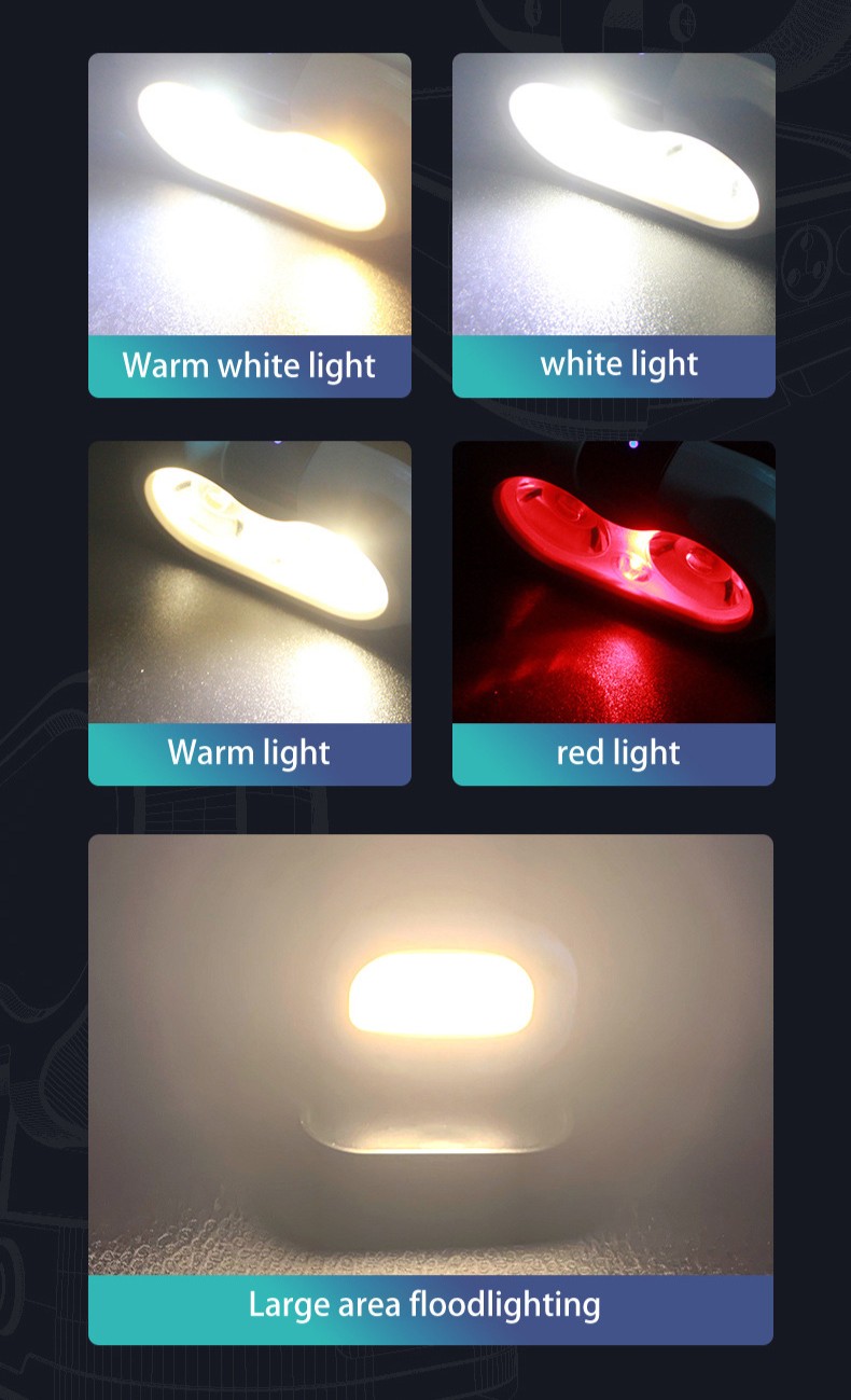 Cross-border Special Intelligent Sensing Hawk Eye USB Charging Portable Outdoor Head Lamp Fishing Lamp Night Running Head Lamp