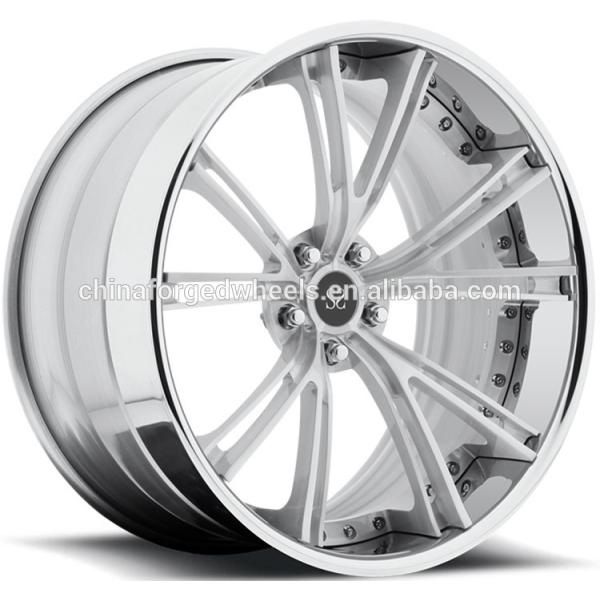 Польская оправа 2-Piece автомобиля выковала колеса оправы 20 дюймов подгонянные для Lexus GS 5x114.3