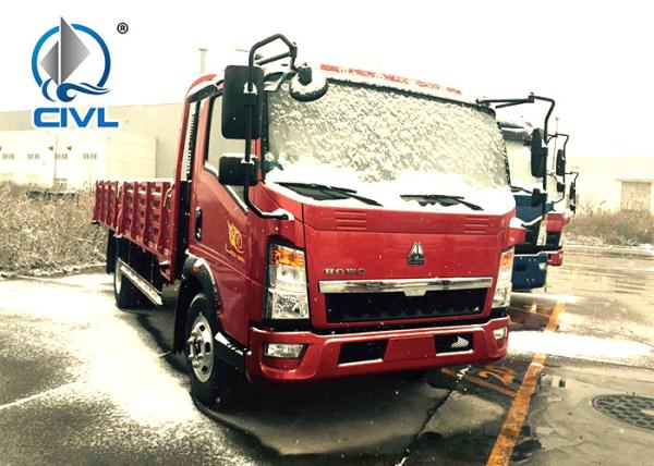 New 4x2 Sinotruk Howo7 Euro 2  Light Duty Trucks 12 Tons Light Duty Cargo Truck with good quality 95 Km / H