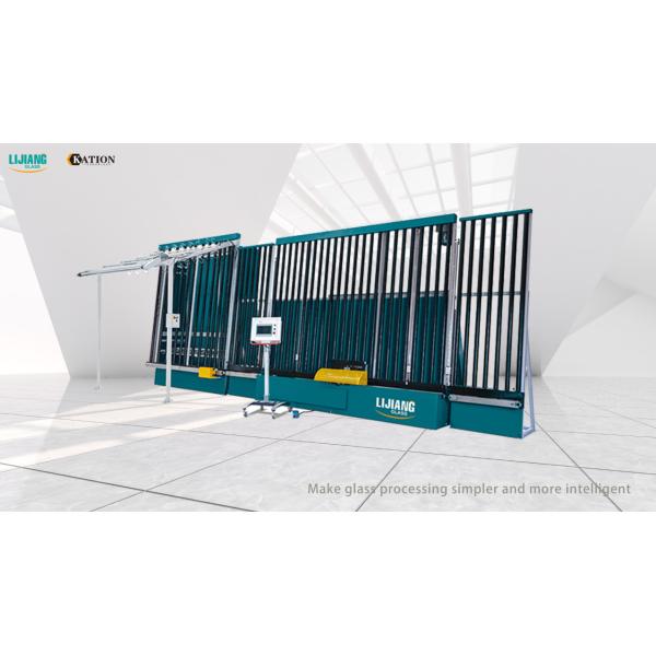 Pre Washing Stainless Steel Soft Brushes Vertical Glass Washing Machine