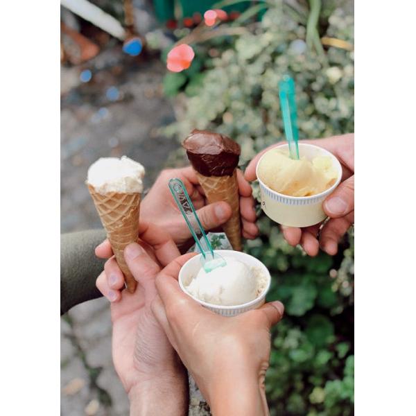 Portable Ice Cream Making Tray 23cm Diametre Handmade Ice Roll Pan With German LFGB