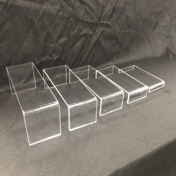 Cosmetics Acrylic Riser For Counter Stand Department Store Showing Shoe Clear Display Family
