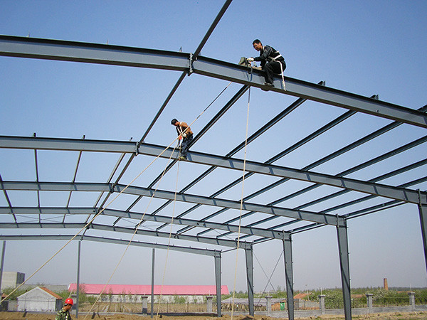 Q355B Carbon Steel Structure Factory H Shaped Steel Columns And Beams