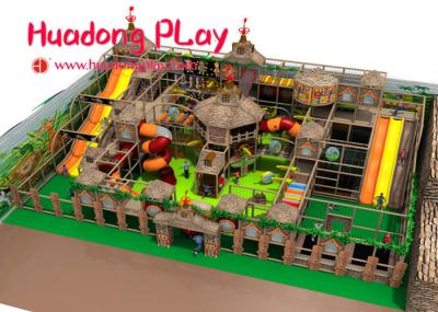 Safe Large Indoor Playground Equipment For Business , Ancient Brown Soft Play Sets For Toddlers