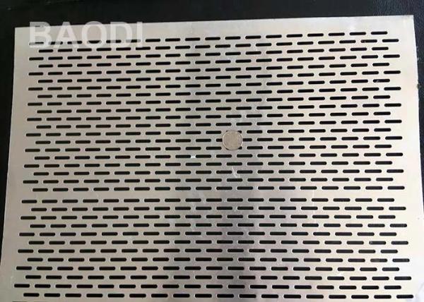 Aluminum Stainless Steel Width 1M Perforated Wire Mesh Construction Screen