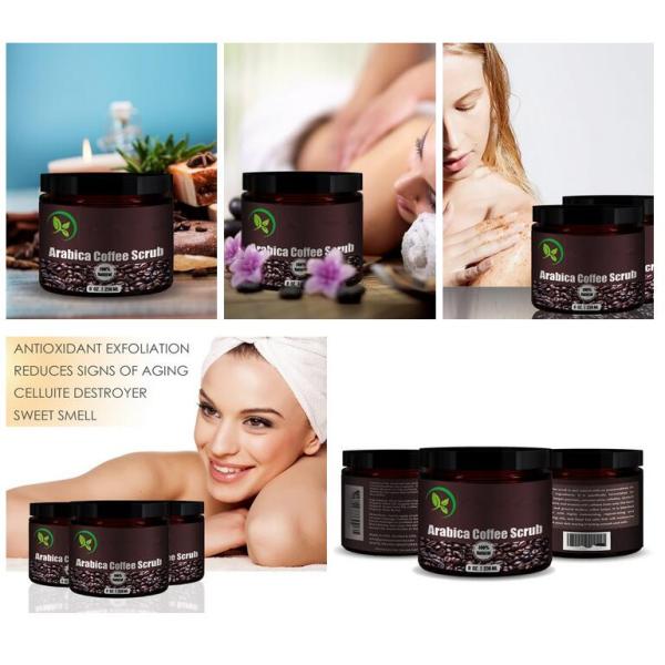 Dead Sea Salt Skin Care Body Scrub , Coffee Exfoliating Cream Body Scrub Mosturizied