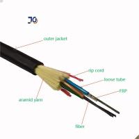 Cabo da fibra ótica do único modo ADSS da força do fio de Aramid