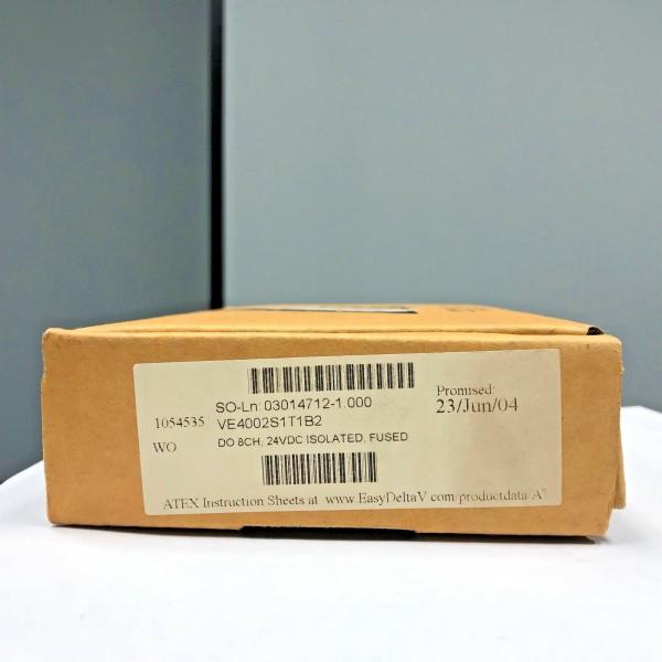 Le module d'entrée d'EMERSON VE4002S1T1B2 8CH 24VDC a isolé avec le TB