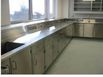 Heavy Duty Stainless Steel Lab Bench Cleanroom Sterile Stainless Steel Prep Table