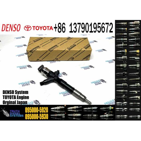 In Stock 095000-5920 23670-0L020 23670-09070 Fuel Injector Assembly for Hilux 3.0L D 1KD Diesel New Condition Engine Code 2KD