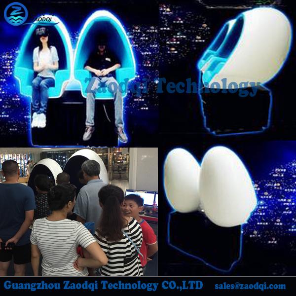 Amusement machine Electric motion platform low cost big profit 9d vr egg cinema