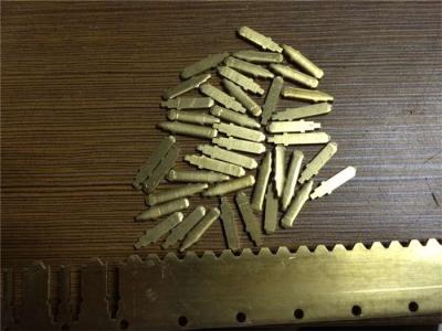 Cable Connectors Progressive Metal Stamping , Sheet Metal Die Components Brass