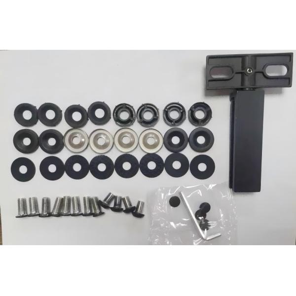 Diamond Shaped Shower Glass Wall Profile Erosion Resistant For Bathroom Partition