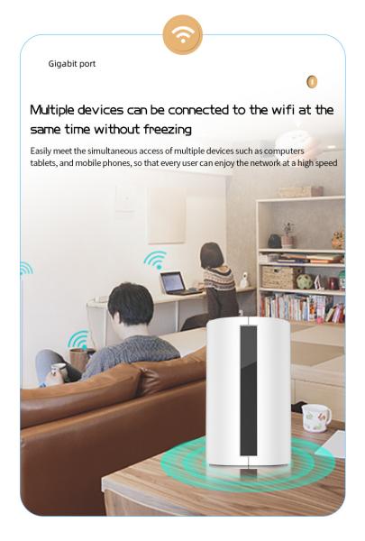 USIM 5G Cellular Wireless Router 1800Mbps 802.11AX MTK7621 Chipset