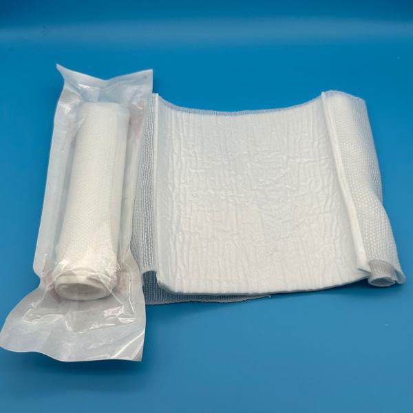 Disposable First-Aid Dressing Elastic Bandage with Soft Absorb Pad