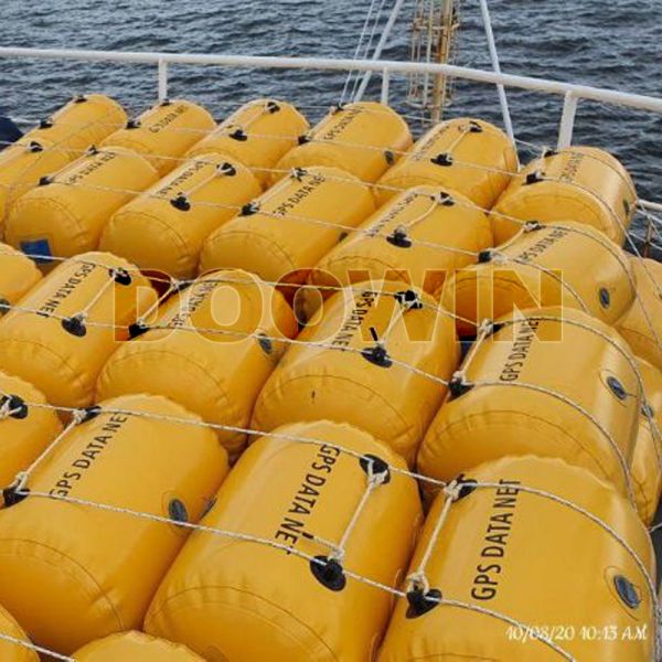 Flotadores inflables de cable de doble brazo 100 mm-1000 mm Soporte para la instalación de cables/tuberías