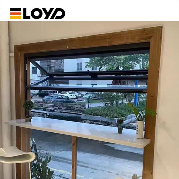 Thermal Break Aluminum Folding Window with Double Glazing