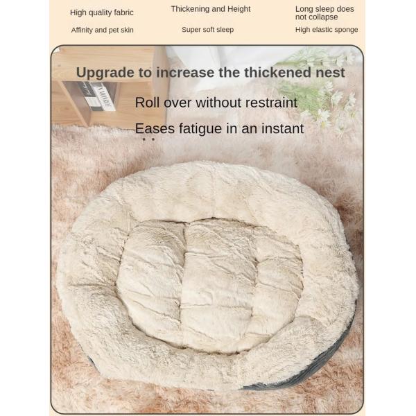 Dog and Cat Bed with Ultra Washable Hair Thickened Blanket Mat Pad Fleece Home Pet Sleep