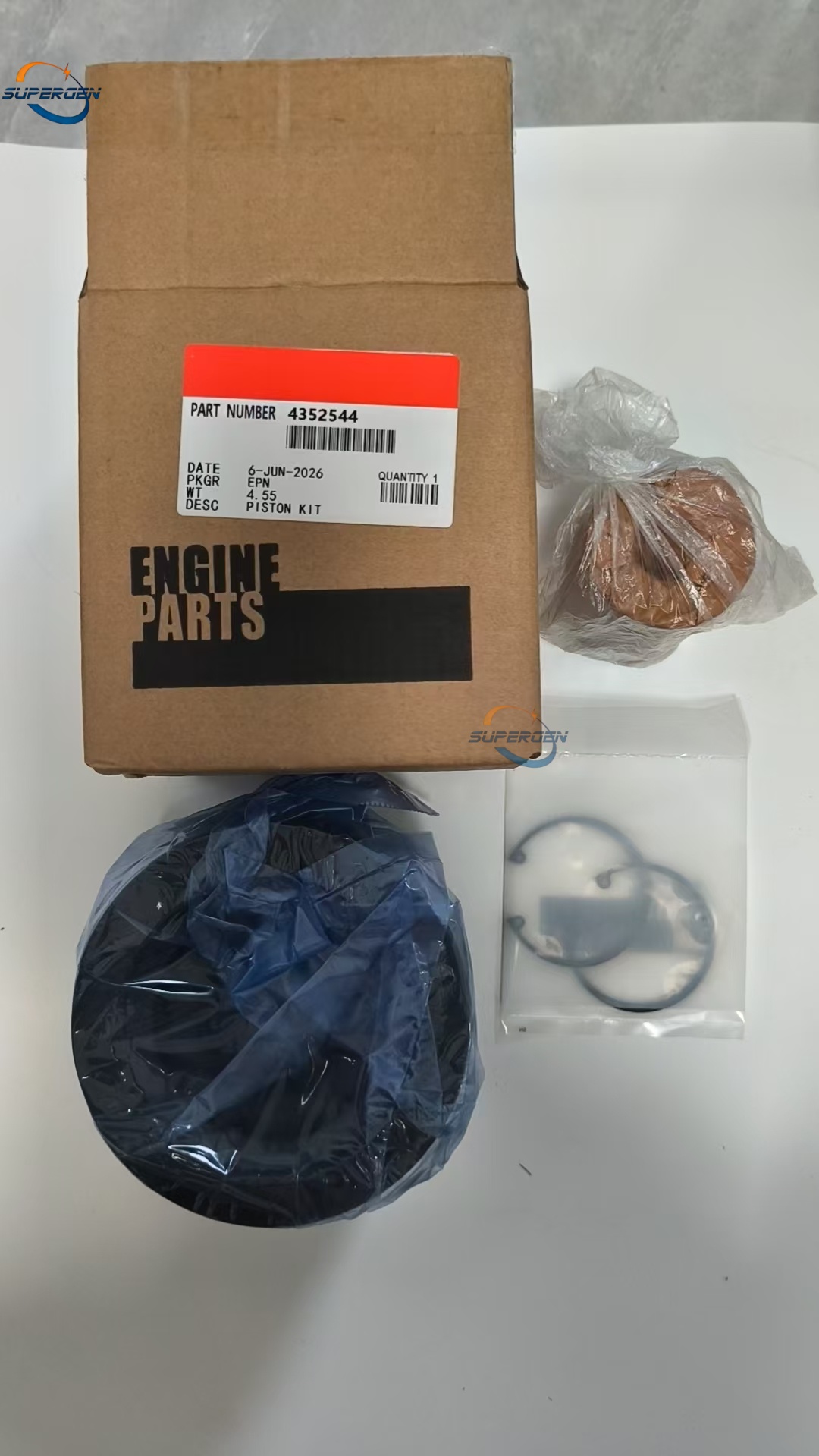 4352544 Piston Assy with Rings Diesel Engine Parts Original Brand New ISX ISX15 QSX15 Piston Kit