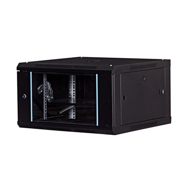600mm Depth Wall Cabinet 6U Server Rack with Toughened Glass Door or Mesh Door Stock