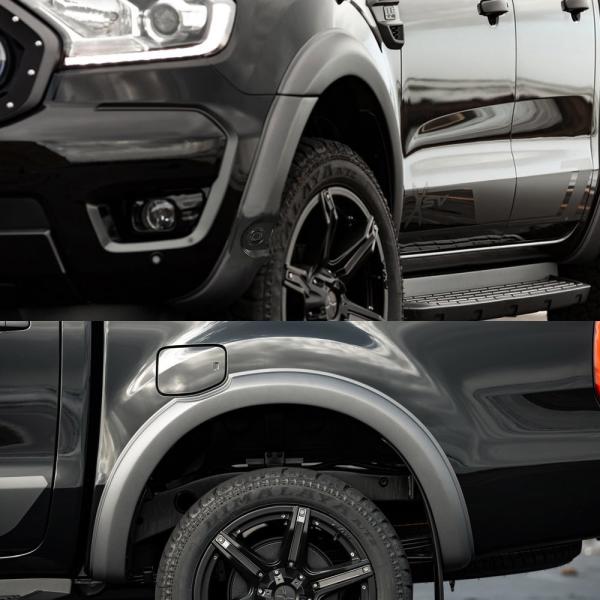 MOSUN Flexible Car Wheel Fender Flares , Extra Wide Body Fender Flares
