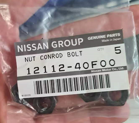 12109 - Головка цилиндра 5X00A ремонтирует гайку болтов штанги жулика для Nissan YD25