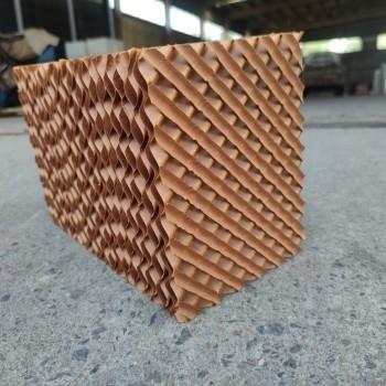 Corrugated Paper Aluminum Stainless Steel Frame Evaporative Cooling Pad for Poultry Greenhouse Cooling System 10mm