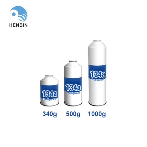 Colorless 1kg HFC-R134A Refrigerant Two Slices Can Refrigerant For Car AC