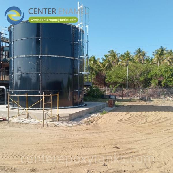Fusion Bonded Epoxy Tank for Chemical Wastewater Treatment: Built with a superior coating to resist chemical attack