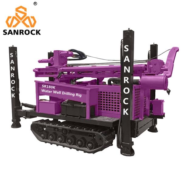 Crawler Water Well Drilling Rig Hydraulic Borehole Drilling Machine Water Well Drill Rig