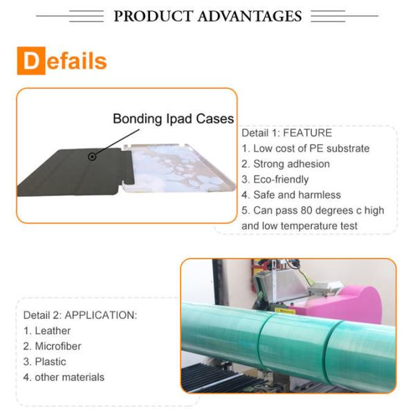 Клейкая лента PES Sefox двойная, который встали на сторону горячая плавит клеит слипчивые 0.06mm 0.08mm для ботинок