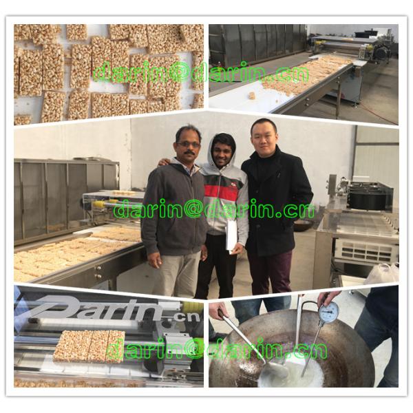 Petisco de barra de chocolate do cereal da porca que forma a máquina