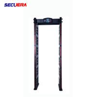 Outdoor Walk Through Security Metal Detector Gate Material ABS de peso leve