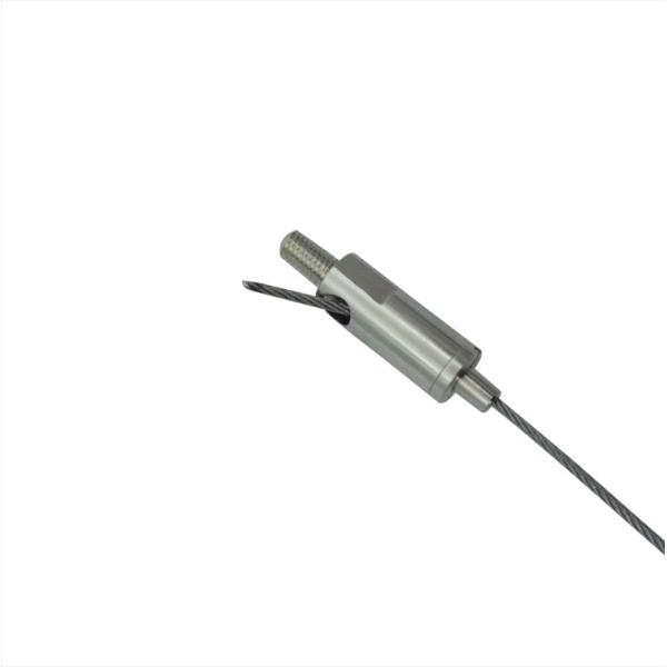 Customized Wire Cable Grippers With Male Thread For Hanging Lighting And Display