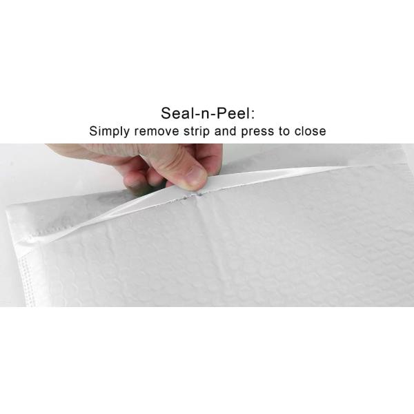 Biodegradable Self Seal Bubble Bags Waterproof Custom Poly Bubble Mailer Orange