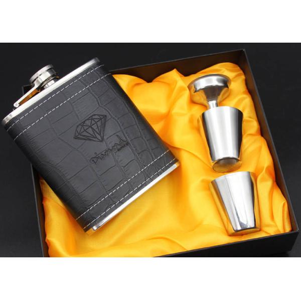 7 Oz Small Wine Pot Pocket Hip Flask High End Set Adult Use Logo Printed