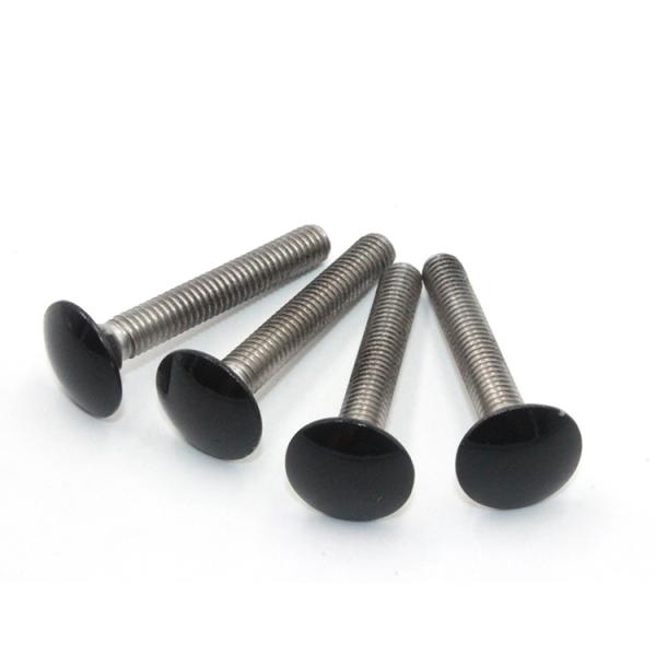 DIN 603 Гальванизированная нержавеющая сталь 304 Замок болты Орехи M8 Размер Грибы Голова Квадратная шея Чашечная розетка