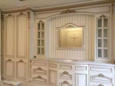 Luxury bathroom cabinet,Customized Antique finished vanity cabinet,Royal bathroom vanity，