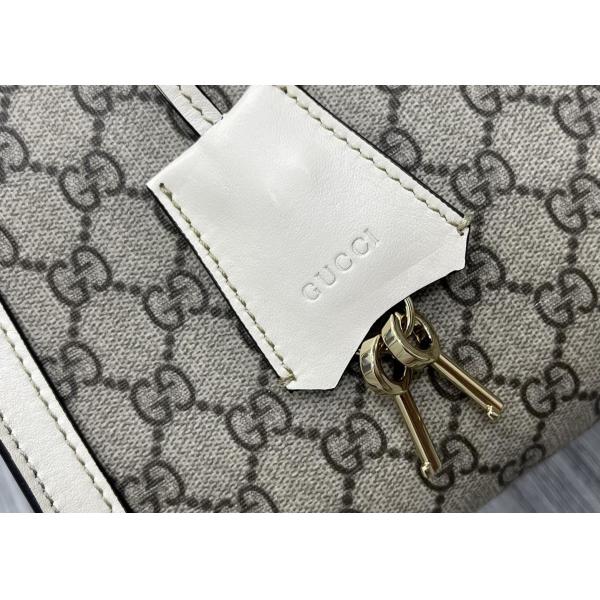 35cm Length Strap Shoulder Backpack Embroidery Genunie Leather