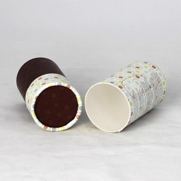 Eco-friendly Cylinderl Kraft Paper Can Packaging for Cosmetics and Skin Care Products