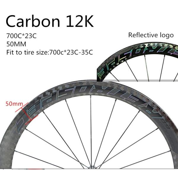 Быстрый выпуск Wheelset велосипеда дороги углерода RETROSPEC 700C с тормозом c