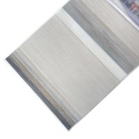 Cortina de rolos manual Durável Duplo transparente Luz de cor sólida Zebra Blind Fabric