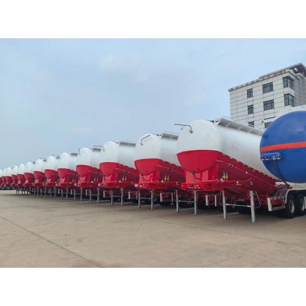 3 Axle Bulk Cement Trailer 10000 Gallons 36 Cubic Meters Fly Ash Trailer
